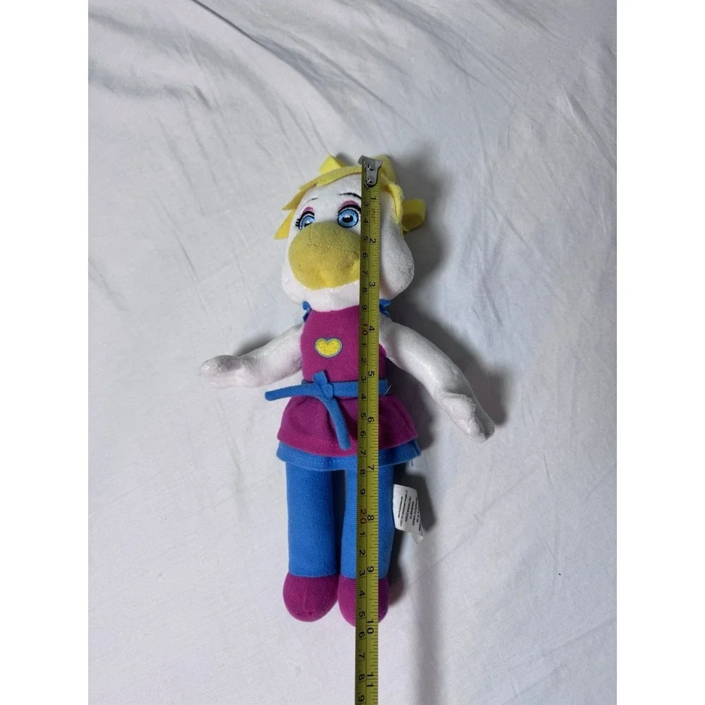Chuck E. Cheese Helen Henny Hen Plush Doll Pink Dress Blue Pants 2022